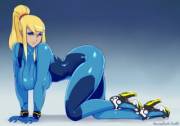 A Thicker Zero Suit Samus by LiveForTheFunk