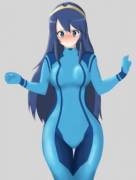 Lucina in a zero suit