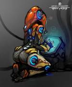 Nyx, Nova & Ivara sketches I did.