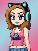 I drew some friends in the HunieCam art style, it's just too cute! <3