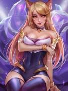 KDA Ahri by Kittew