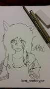 Another sketch of Ahri