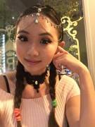 Trying out a new look, what do you think of the headdress?