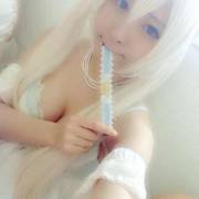 idk what's in her mouth