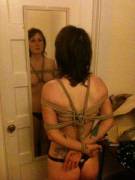 Humiliated, bound and [f]orced to face myself.