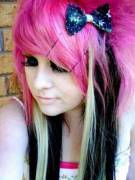 Pink, blond,& black