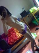 In purple, just a bit