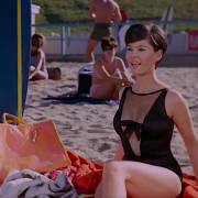 Yvonne Craig from a beach-focused ep of Batman [1966]