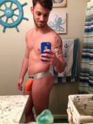 Nautical themed bathroom