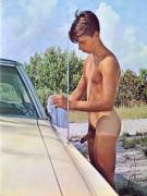 Washing the car (X-Post /r/menincars)