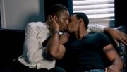 Men kissing