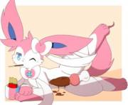 Sylveon could use some help cleaning up [Km-15]