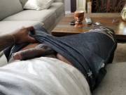 just flashing my cock