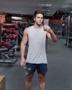 Just another day at the gym.