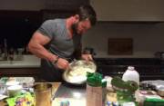 Chris Hemsworth Baking, oh my