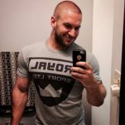 I'm smiling because this shirt might as well be a children's double eXtra small.