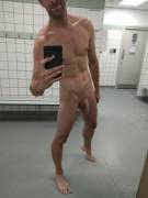 Standing around naked