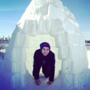 Uh, I found an igloo!