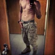 shirtless marine