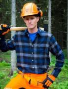 Goodlooking young logger