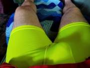 My favorite yellow under armour undies.