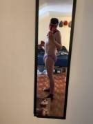 Pup got a new speedo ready for summer!