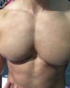 Justin St. Paul (@Justin_StSmall) gets his pecs played with