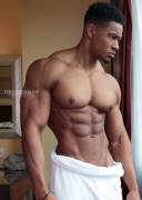 Arran Arogundade brooding