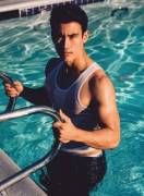 Wet and hot Alex Landi