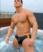 Splashing about in the spa