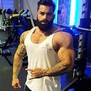 Showing those arms in the gym