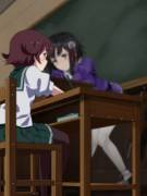 Trying to be discreet in class