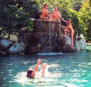 Friends at the Falls