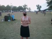 The first time my wife took her tits out for an extended period of time in a place where many people could see her.