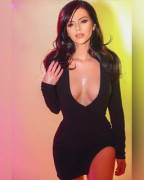 little bit of cleavage