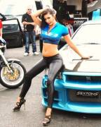 Black Wet look Leggings