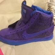 The custom nikes I'm working on airbrushed then hand painted , jeez that pattern warps the mind after a while ,,,,my wrist hurts but it was worth it