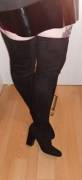 Got my first overknee high heel boots and I love them