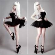 There's something about ballet boots.