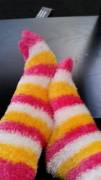 Fuzzy Toe Socks