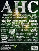 Flyer for America's Hardcore Fest 2019 in Cambridge, MA