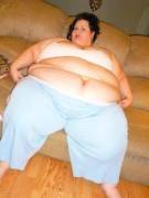 sitting on the couch