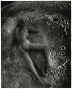 Andre De Dienes astrologically centric nude photograph, 1950s.