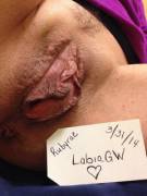 Can I have verified labia? Please, please, please!