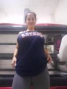 Ava Adams stripping down