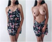 This dress makes me looks flat