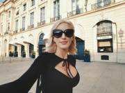 Selfie with the boobs obviously