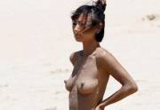 Bai Ling all sandy