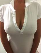 Big ones. Still braless