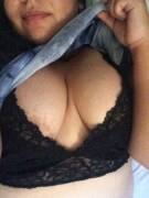 I woke up so horny this morning. Please push my panties to the side and play with me.